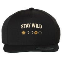 Stay Wild Wool Snapback Cap
