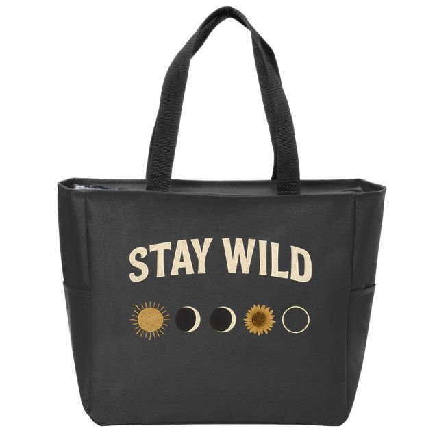 Stay Wild Zip Tote Bag