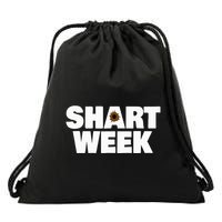 Shart Week Drawstring Bag