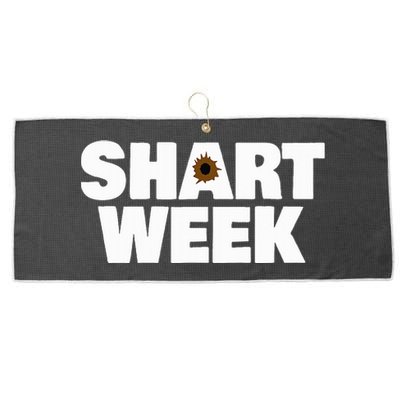 Shart Week Large Microfiber Waffle Golf Towel