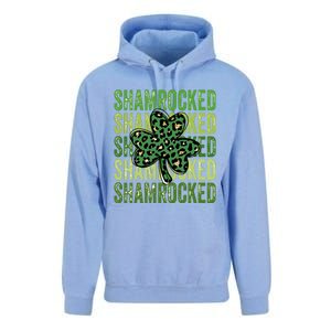 Shamrocked Womens St Patty's Cute St Paddy's Day Retro Irish Unisex Surf Hoodie