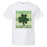 Shamrocked Womens St Patty's Cute St Paddy's Day Retro Irish Garment-Dyed Heavyweight T-Shirt