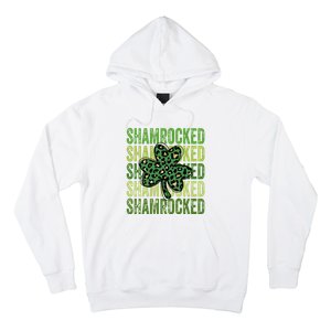 Shamrocked Womens St Patty's Cute St Paddy's Day Retro Irish Hoodie