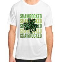 Shamrocked Womens St Patty's Cute St Paddy's Day Retro Irish Adult ChromaSoft Performance T-Shirt