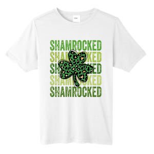 Shamrocked Womens St Patty's Cute St Paddy's Day Retro Irish Tall Fusion ChromaSoft Performance T-Shirt