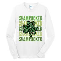 Shamrocked Womens St Patty's Cute St Paddy's Day Retro Irish Tall Long Sleeve T-Shirt