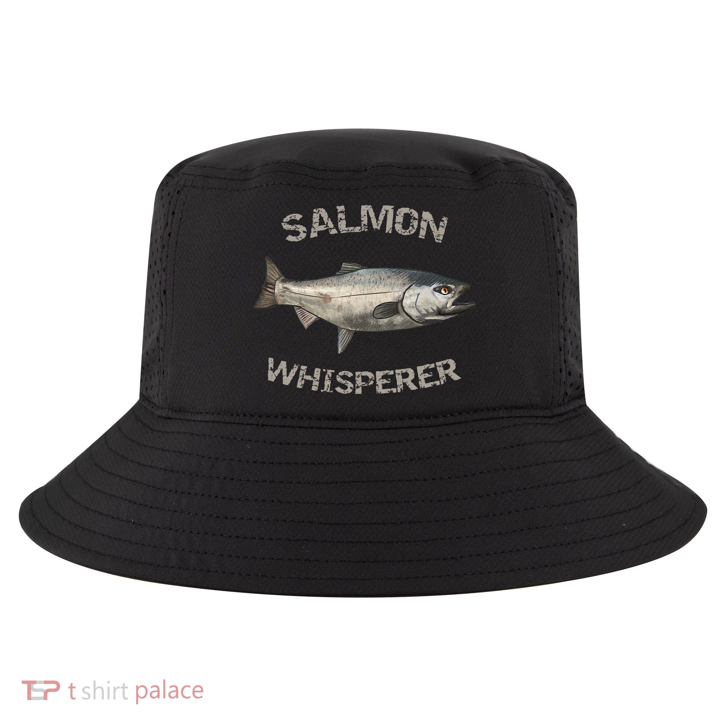 Salmon Whisperer Salmon Fishing Cool Comfort Performance Bucket Hat