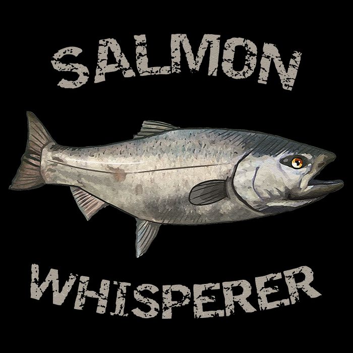 Salmon Whisperer Salmon Fishing 16 in Basic Backpack