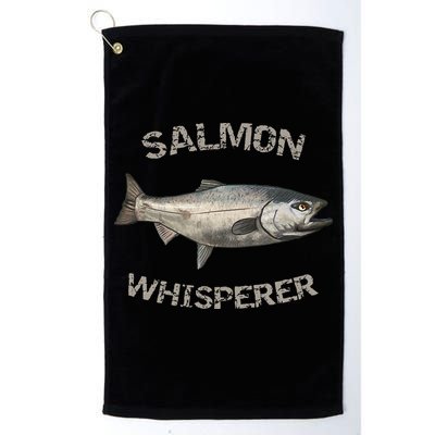 Salmon Whisperer Salmon Fishing Golf Towel