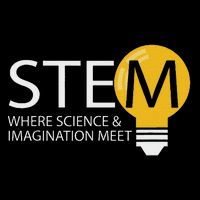 Stem Where Science & Imagination Meet Funny Design Drawstring Bag