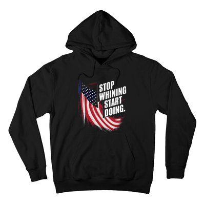 Stop Whining Start Doing Funny Motivational Workout Hoodie