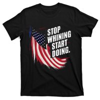 Stop Whining Start Doing Funny Motivational Workout T-Shirt