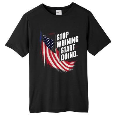 Stop Whining Start Doing Funny Motivational Workout Tall Fusion ChromaSoft Performance T-Shirt