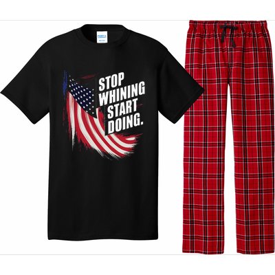 Stop Whining Start Doing Funny Motivational Workout Pajama Set