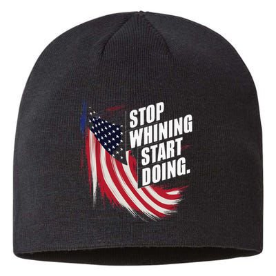 Stop Whining Start Doing Funny Motivational Workout Sustainable Beanie