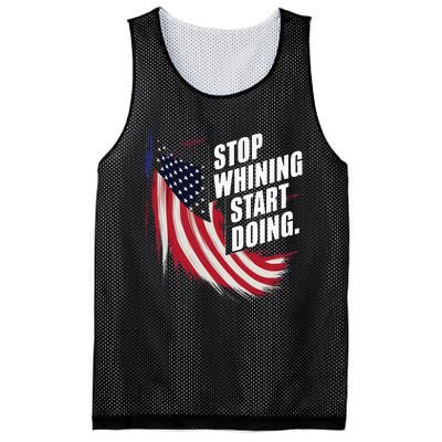 Stop Whining Start Doing Funny Motivational Workout Mesh Reversible Basketball Jersey Tank