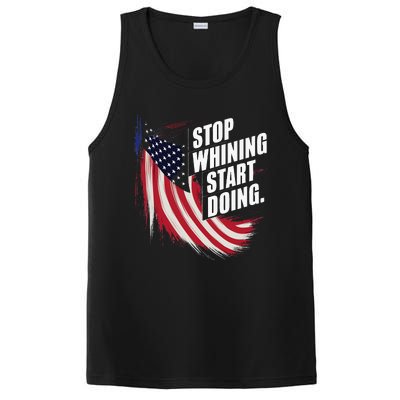 Stop Whining Start Doing Funny Motivational Workout PosiCharge Competitor Tank