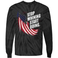 Stop Whining Start Doing Funny Motivational Workout Tie-Dye Long Sleeve Shirt