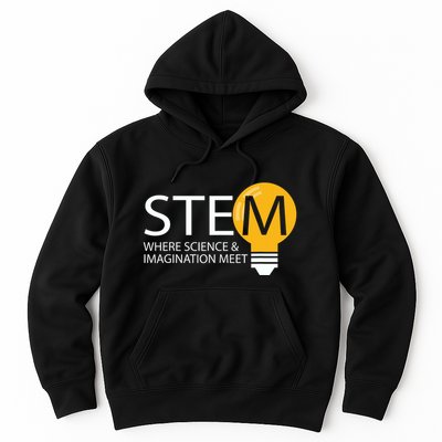 Stem Where Science & Imagination Meet Funny Hoodie
