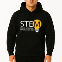 Stem Where Science & Imagination Meet Funny Hoodie