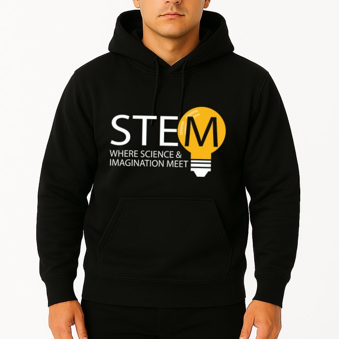 Stem Where Science & Imagination Meet Funny Hoodie