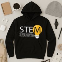Stem Where Science & Imagination Meet Funny Hoodie