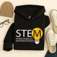 Stem Where Science & Imagination Meet Funny Hoodie