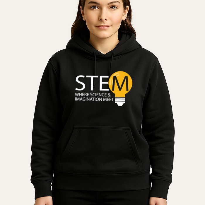 Stem Where Science & Imagination Meet Funny Hoodie