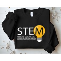Stem Where Science & Imagination Meet Funny Sweatshirt