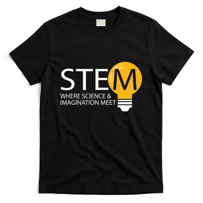 Stem Where Science & Imagination Meet Funny T-Shirt