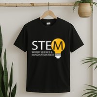 Stem Where Science & Imagination Meet Funny T-Shirt