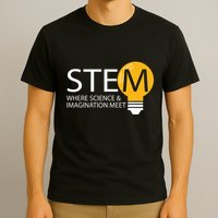 Stem Where Science & Imagination Meet Funny T-Shirt