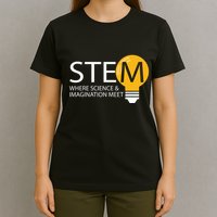 Stem Where Science & Imagination Meet Funny T-Shirt