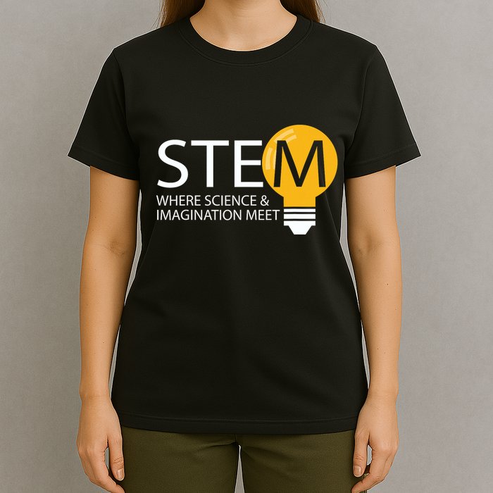 Stem Where Science & Imagination Meet Funny T-Shirt