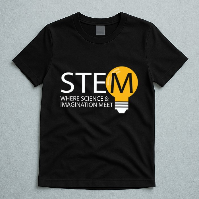 Stem Where Science & Imagination Meet Funny T-Shirt