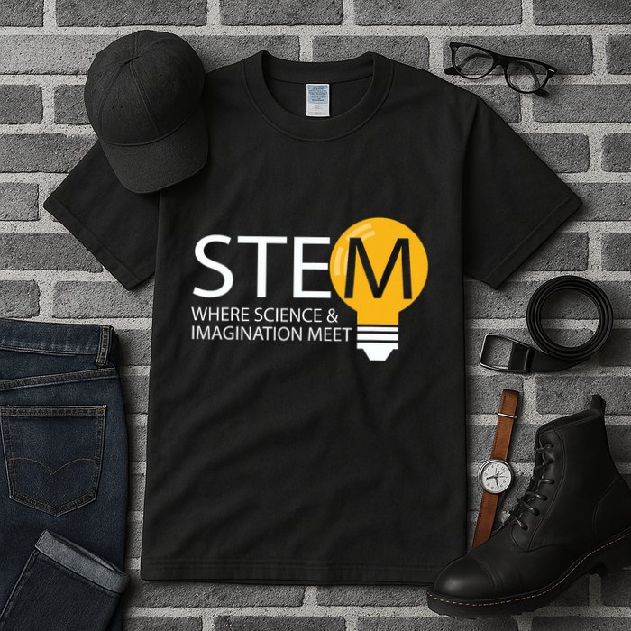 Stem Where Science & Imagination Meet Funny Tall T-Shirt