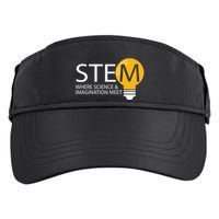 Stem Where Science & Imagination Meet Funny Adult Drive Performance Visor