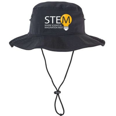 Stem Where Science & Imagination Meet Funny Legacy Cool Fit Booney Bucket Hat