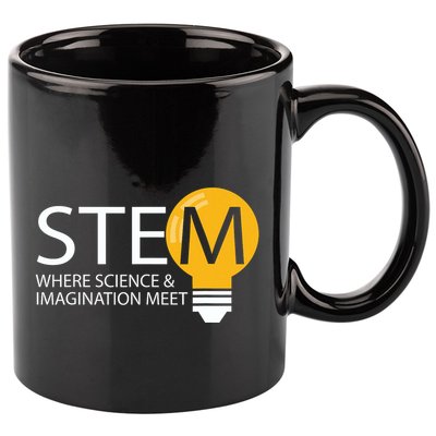 Stem Where Science & Imagination Meet Funny 11oz C Handle Ceramic Mug
