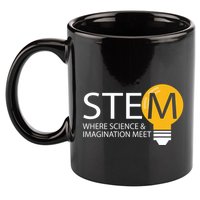 Stem Where Science & Imagination Meet Funny 11oz C Handle Ceramic Mug