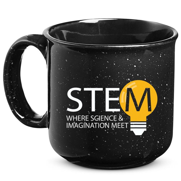 Stem Where Science & Imagination Meet Funny 15oz Campfire Ceramic Mug