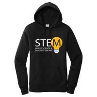 Stem Where Science & Imagination Meet Funny Women's Pullover Hoodie