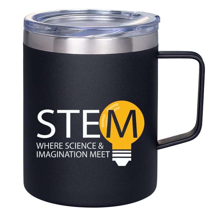 Stem Where Science & Imagination Meet Funny 12oz Stainless Steel Coffee Mug
