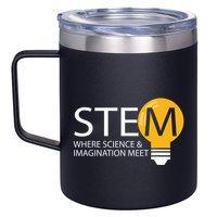 Stem Where Science & Imagination Meet Funny 12oz Stainless Steel Coffee Mug