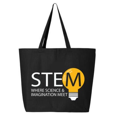 Stem Where Science & Imagination Meet Funny 25L Jumbo Tote