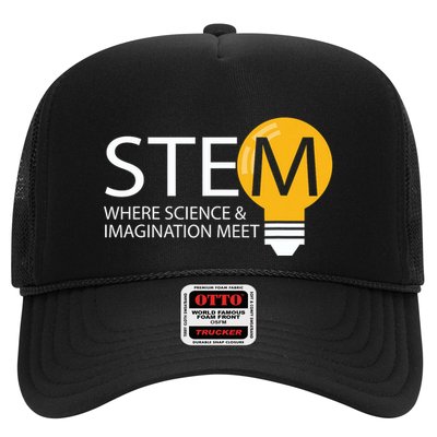 Stem Where Science & Imagination Meet Funny Trucker Hat