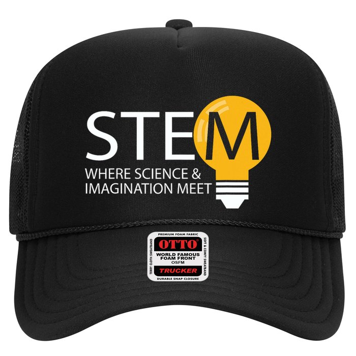 Stem Where Science & Imagination Meet Funny Trucker Hat