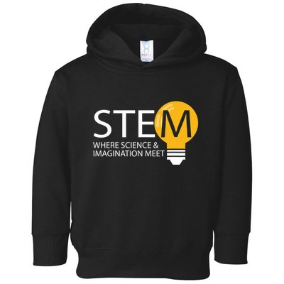 Stem Where Science & Imagination Meet Funny Toddler Hoodie