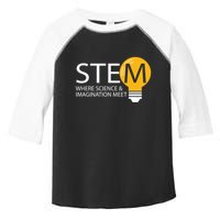 Stem Where Science & Imagination Meet Funny Toddler Fine Jersey T-Shirt