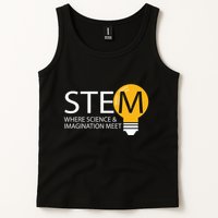 Stem Where Science & Imagination Meet Funny Tank Top